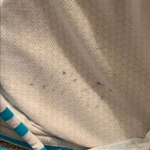 lululemon athletica Tops - blue and white stripped lulu sports bra size 2 lululemon athletica Tops - blue and white stripped lulu sports bra size 2